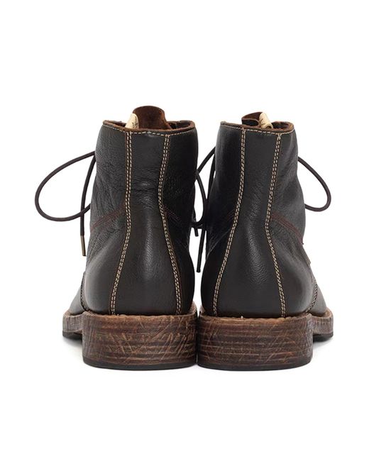 Visvim Brown Virgil Boots-Folk for men