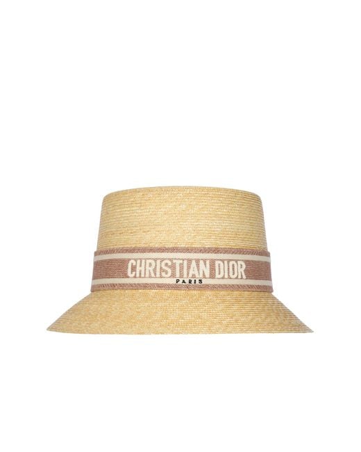 Dior Dioresort Small Brim Hat in Natural | Lyst