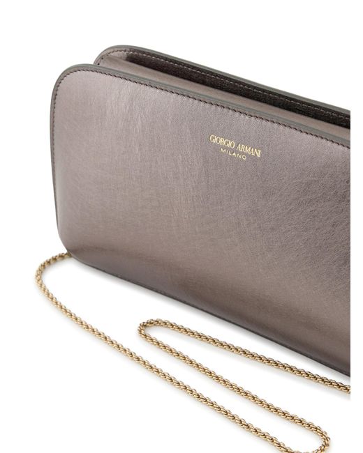 Giorgio Armani Gray Horizontal Clutch The First