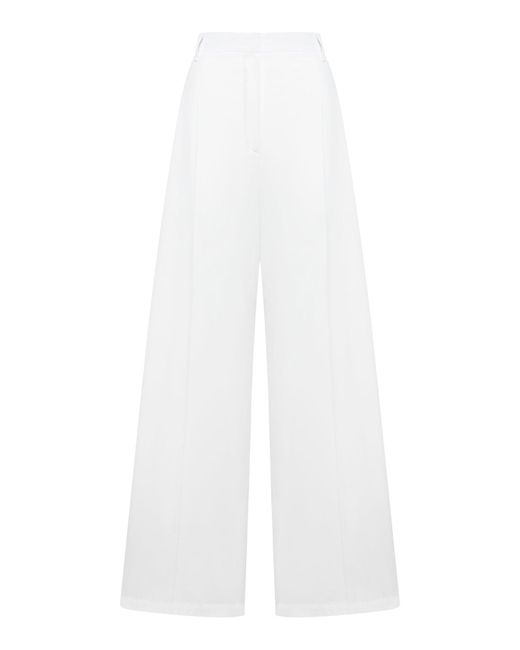 Pantalone a gamba larga di Sportmax in White
