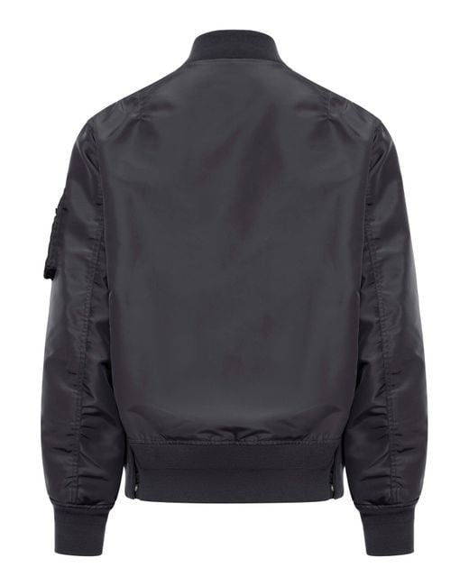 Sacai Black Bomber Jackets for men