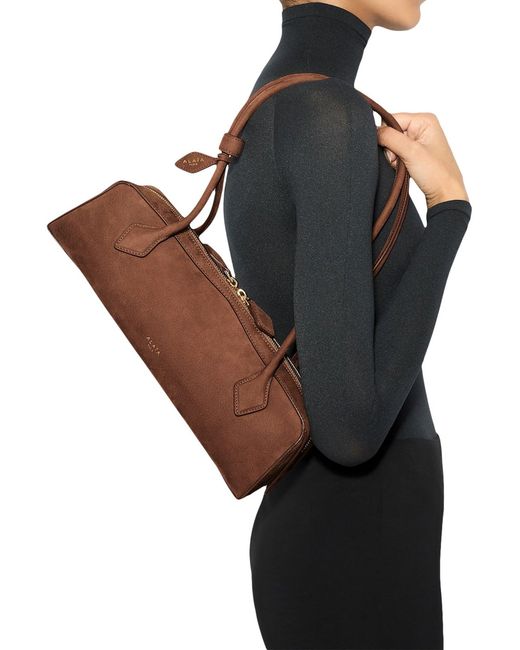 Alaïa Brown Le Teckel Medium Bag