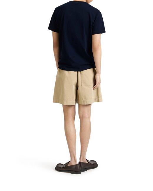 J.W. Anderson Blue "Ribbon Anchor" Cotton T-Shirt for men