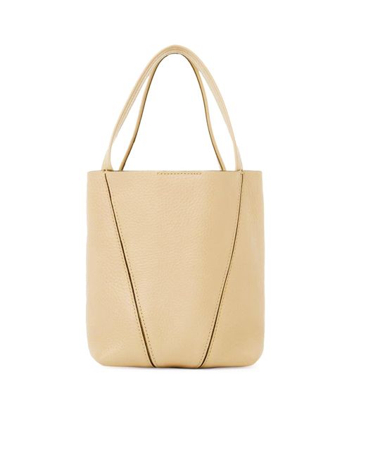 Chloé Natural Chloé Spin Small Tote Bag
