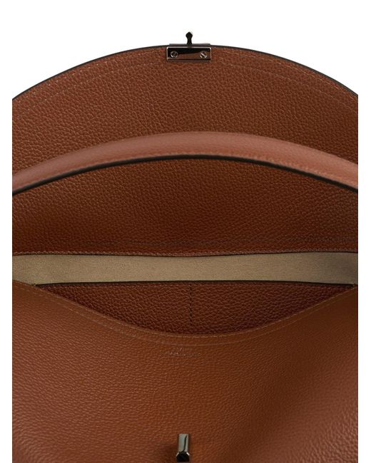 Totême  Brown T-Lock Handbag