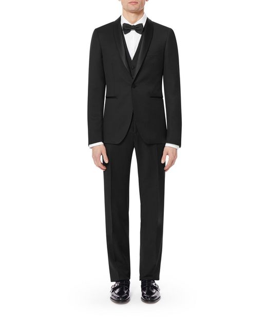Tagliatore Black Formal Suit for men