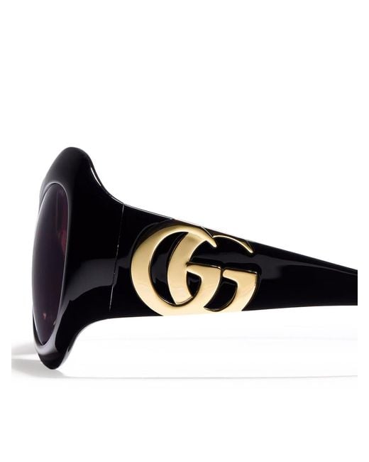 Occhiali da sole rotondi di Gucci in Purple