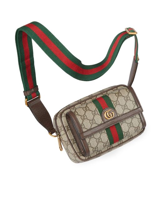 Gucci Brown Ophidia Mini Bag Gg for men