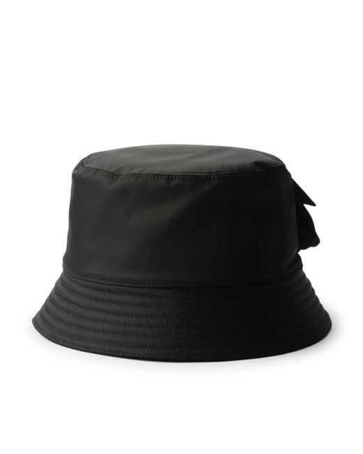 Cappello da pescatore in re-nylon con mini tasche di Prada in Black da Uomo