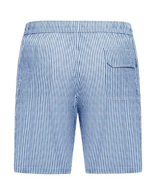 Fay Blue Striped Swimsuit for men