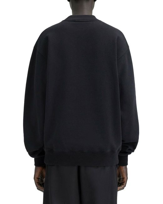 Le sweatshirt gros grain di Jacquemus in Black da Uomo