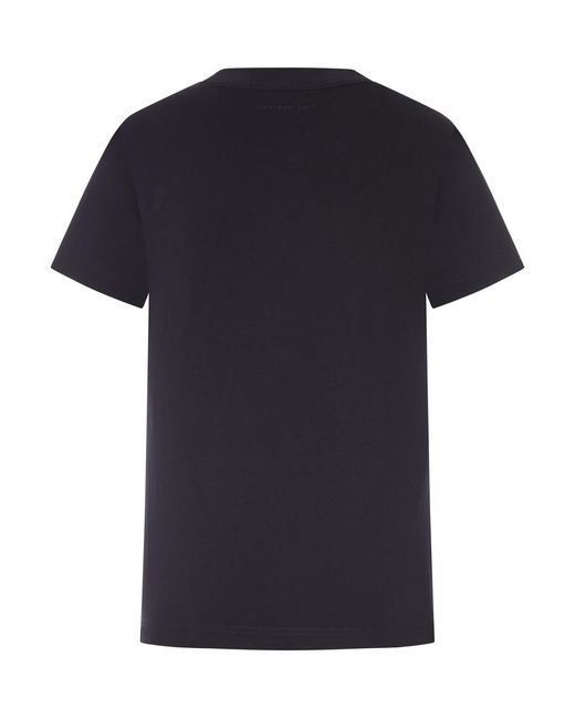 Courreges Black Ac Regular T-Shirt