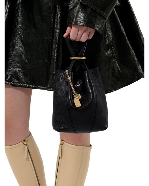 Chloé Black Chloé Spin Small Tote Bag