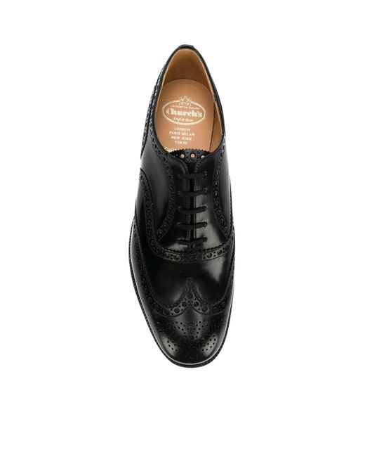 Church's Black Derbies Shoes for men