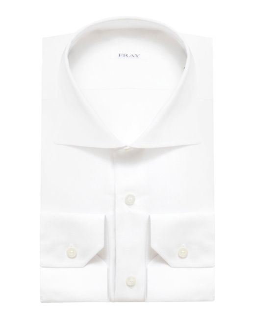 Camicia in lino di Fray in White da Uomo