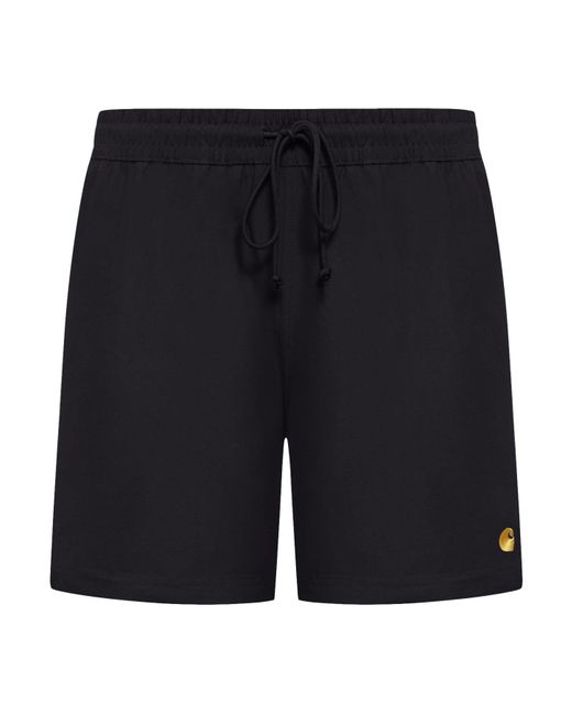 Carhartt Black Swimsuit With Embroidery for men