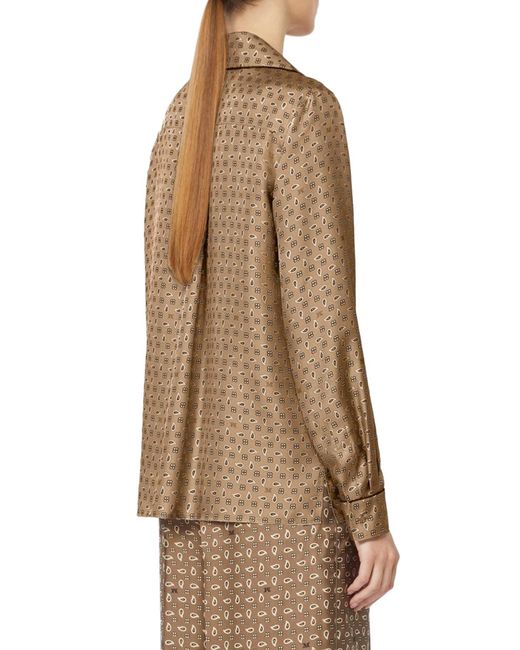 Max Mara Brown Disco Shirt