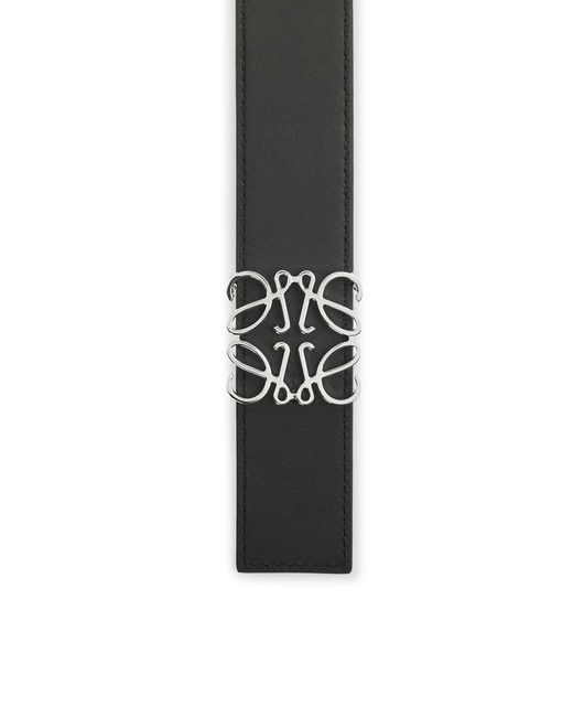 Loewe White Reversible Anagram Belt