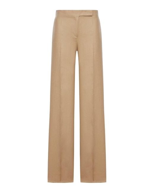 Max Mara Natural Regular Fit Trousers