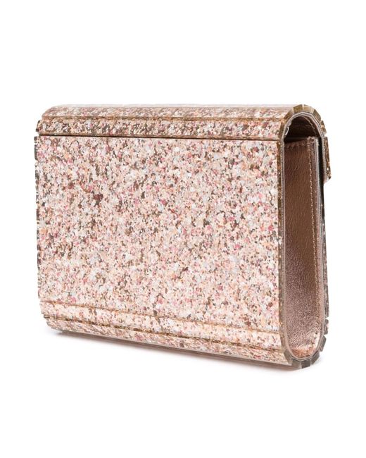 Jimmy Choo Natural Small Candy Clutch