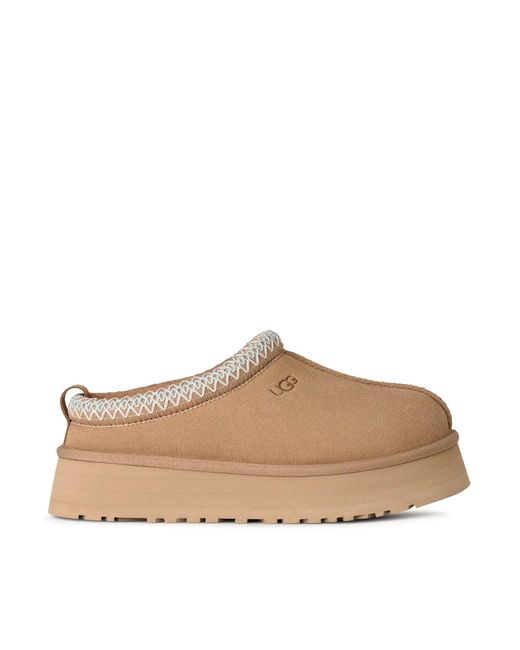 Ugg Brown Tasman Ii Slippers With Platform