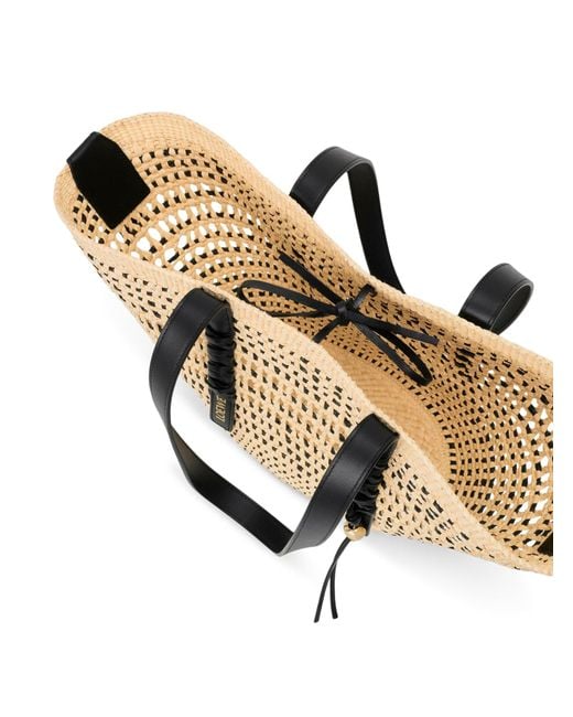 Loewe Natural X Paula's Ibiza Medium Braid Basket Bag