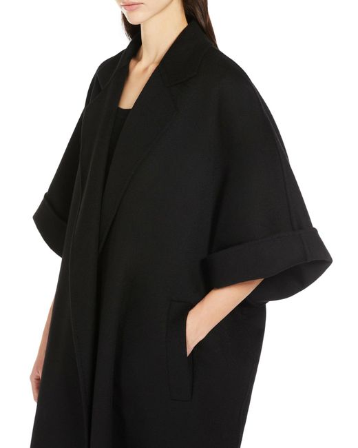 Max Mara Black Single Breasted Coat