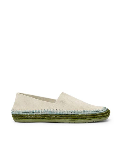 Loewe Green Rio Slipper for men