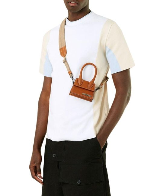 Jacquemus White Bag "le Chiquito Homme" for men