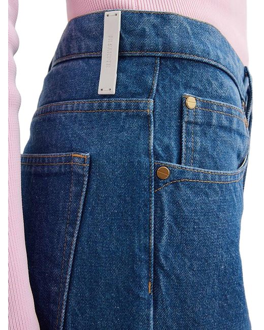 Jil Sander Blue Regular-Fit Flare Jeans