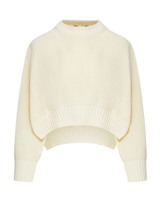 Roberto Collina White Crewneck Sweater
