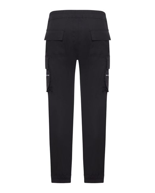 Rick Owens Black Cotton Mastodon Cargo for men