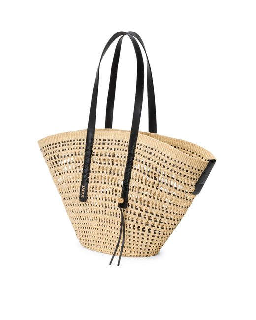 Loewe Natural X Paula's Ibiza Large Braid Basket Bag