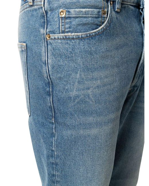 Golden Goose Deluxe Brand Blue Deluxe Brand Straight Low Waist Jeans for men
