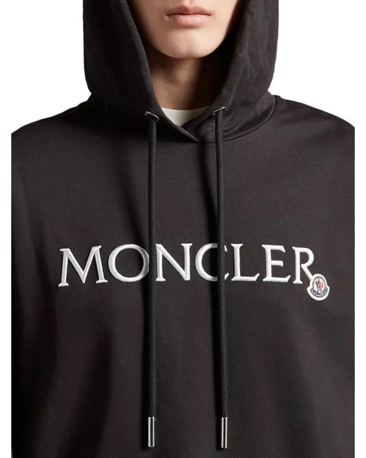 Moncler Black Hoodie Sweater
