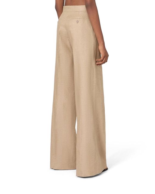 Max Mara Natural Regular Fit Trousers