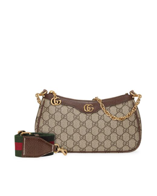 Gucci Gray Ophidia Handbag Small Size