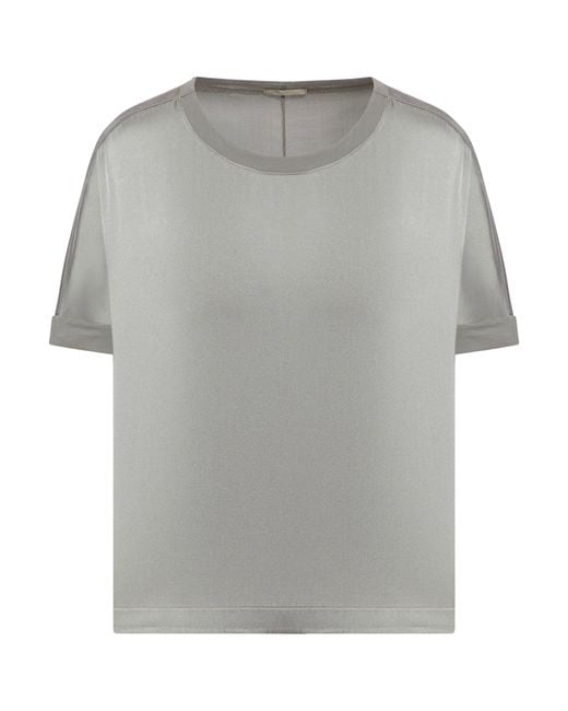 Transit Gray T-shirt In Silk
