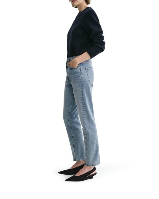 Totême  Blue Twisted Seam Denim