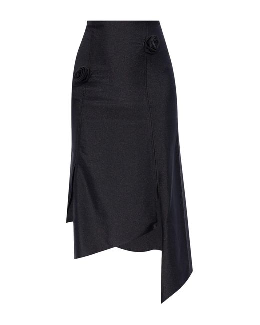 Coperni Black Asymmetric & Draped Skirt