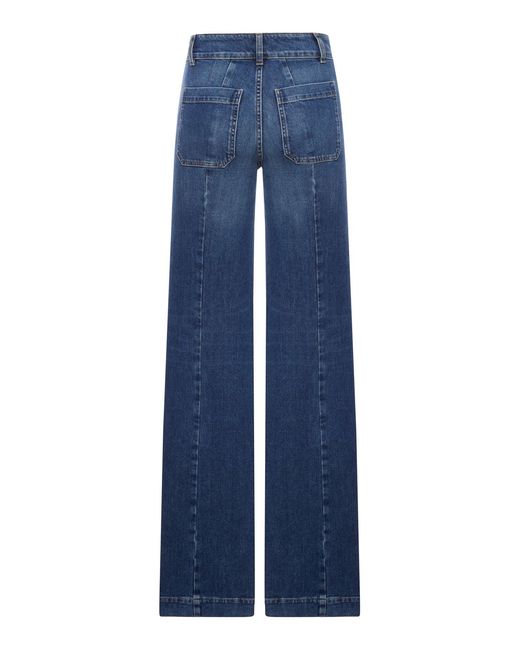 Seafarer Blue Jane Cotton Denim Jeans