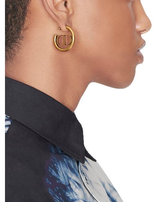 Dior Multicolor 30 Montaigne Hoop Earrings