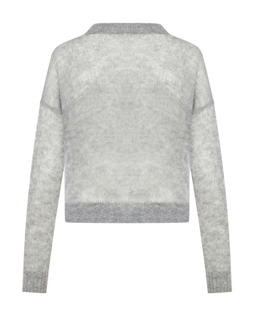 Brunello Cucinelli Gray Cardigan Sweater