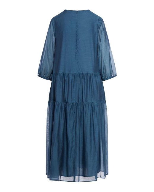 Max mara silk clearance and cotton voile dress