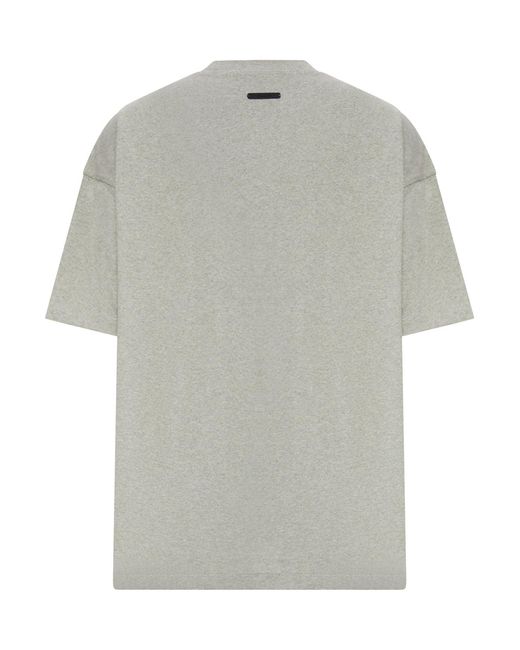 Fear Of God Gray 90's Short-Sleeved Cotton T-Shirt for men
