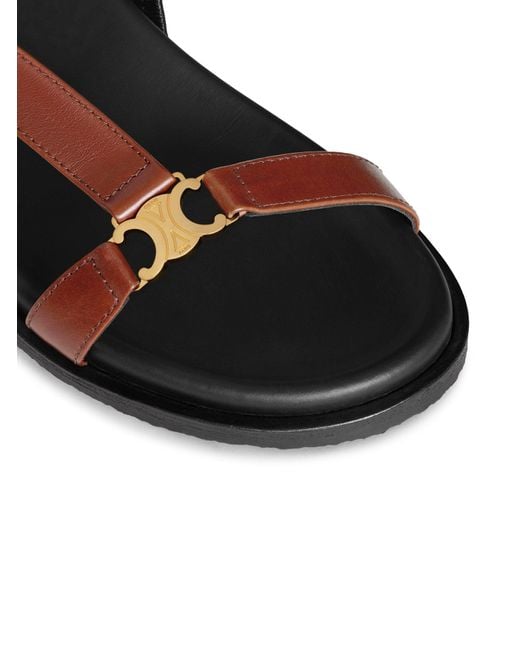 Céline Brown Maud Sandal With Triomphe
