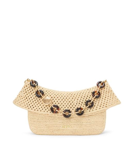 Loewe Natural Medium Ola Raffia Bag
