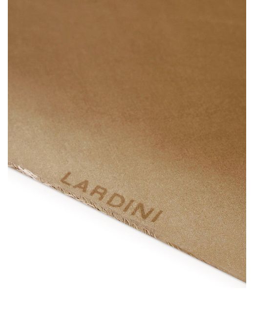 Lardini Natural Cotton And Silk Scarf for men
