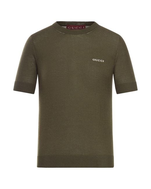 Gucci Green Cashmere T-Shirt
