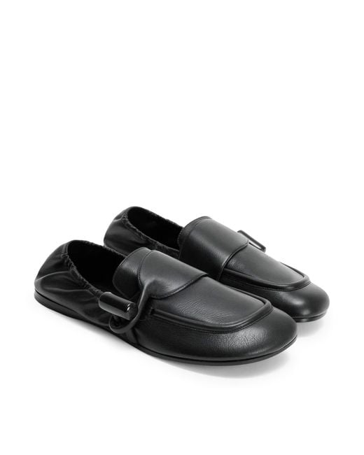 Loewe Black Toggle Moccasin